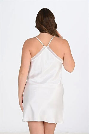 Litae 2li Beyaz-Pembe Sabahlık Takımı Bigsize 6210