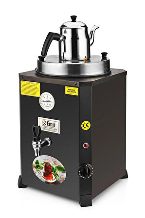 Emir Jumbo Çay Kazanı 1 Demlikli Çay Makinesi 15 Lt