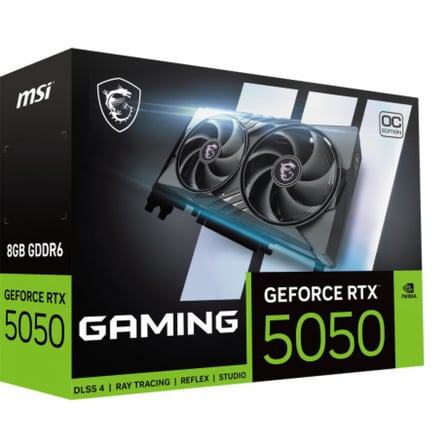 MSI GEFORCE RTX 5050 8G GAMING OC GDDR6 128B DX12 PCIE 5.0 X16 3XDP 1XHDMI