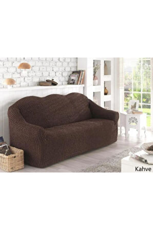 2 Kişilik Pamuklu Koltuk Kanepe Örtüsü Strech - 150x195