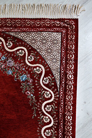 Çeyizlik Astarlı Lüks Seccade Hediyelik S1019 Siyah