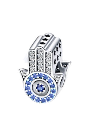 Şanslı Fatma Eli Charm | 925 Ayar Gümüş