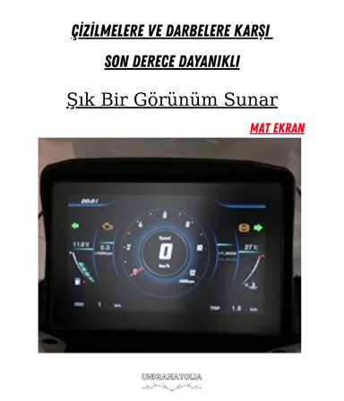 Arora Beatrix 2023 Dijital Gösterge Uyumlu Mat Ekran Koruyucu