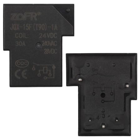 24V 30A 5 Pin Röle (JQX-15F-T90-24VDC)