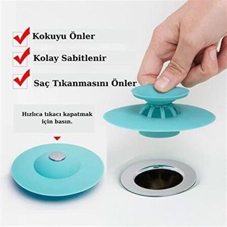 Silikon Malzeme Banyo Mutfak Gider Evye Lavabo İçine Çöp Tıpası Kaydırmaz Süzgeç Çeşitleri M