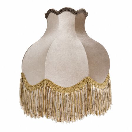 Vizon Kadife Başlık Kahve Ahşap Ayaklı Lambader Vintage Model 170x45cm