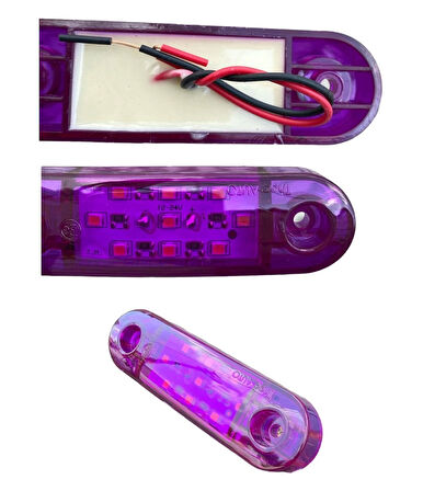 Parmak Led 9Ledli 12-24 Volt Uyumlu 5 adet