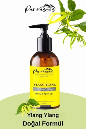 Parnassos Ylang Ylang Masaj Yağı 150 ML – Egzotik Çiçek Aroması, Romantik Atmosfer ve İpeksi Masaj Keyfi