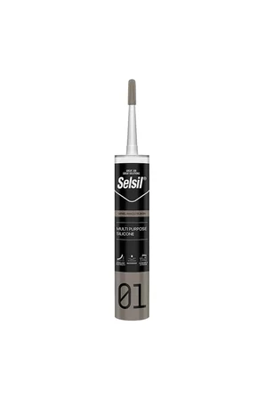 Selsil Genel Amaçlı Silikon Siyah 280 G