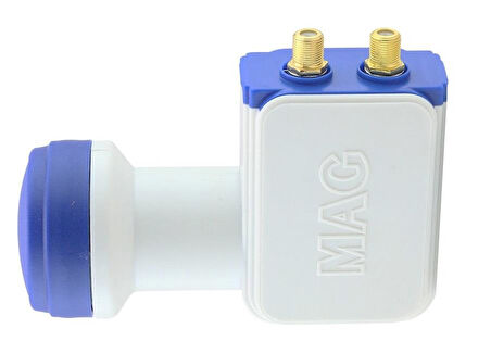 Mag 2 Çıkışlı İkili Çiftli Lnb Elembi Gold Başlıklı-4k Ultra Hd
