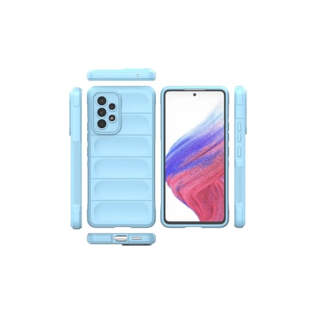 Samsung Galaxy A53 5G Kılıf Optimum Silikon - Sky Blue