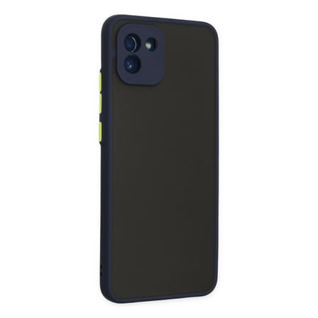 Samsung Galaxy A03 Kılıf Montreal Silikon Kapak - Lacivert
