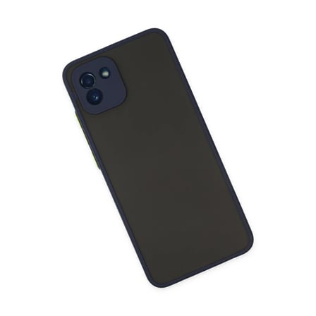 Samsung Galaxy A03 Kılıf Montreal Silikon Kapak - Lacivert