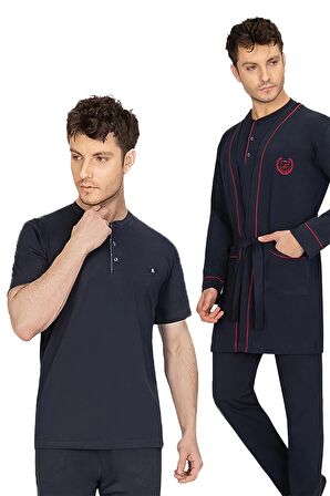 Ancelo 5'li Pijama Sabahlık Seti 6610