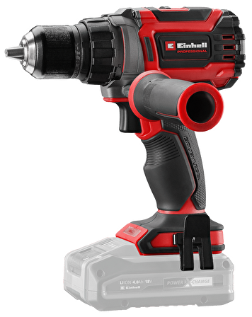 Einhell Professional Akülü Vidalama TP-CD 18/60 Li BL - Solo Power X-Change (Li-Ion, 18 V, kömürsüz motor, 13 mm metal mandren, 2 vitesli şanzıman, akü ve şarj cihazı dahil değildir) - 4514210
