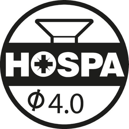 Häfele Yaprak Menteşe, HÄFELE BH06 Sabit Milli, 2 Menteşe İle 60 kg Taşıma Kapasitesi - 16 mm