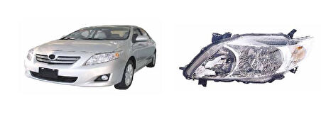 FAR SOL TOYOTA COROLLA 08-