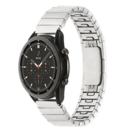 Gear S3 (22mm) Lopard KRD-82 22mm Çizgi Orjinal Tasarım Şık Ve Dayanıklı Metal Kordon