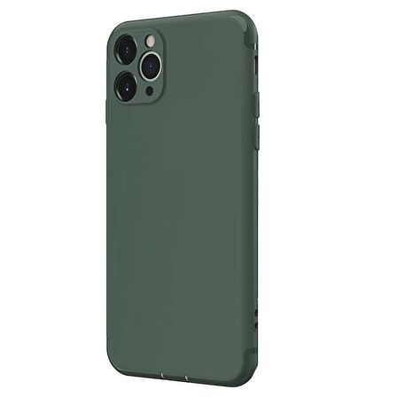 Gpack Apple iPhone 11 Pro Max Kılıf Renkli Tıpalı Kamera Korumalı Silikon Esnek Koruma