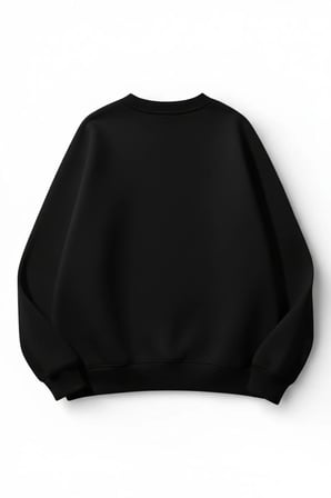 Unisex Yumuşak Dokulu Chill Baskılı Tasarım Oversize 3 İplik Bisiklet Yaka Sweatshirt