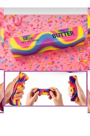 Butter squishy tereyağı sukuşi oyuncak yumuşak sünger karışık renk