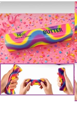 Butter squishy tereyağı sukuşi oyuncak yumuşak sünger karışık renk