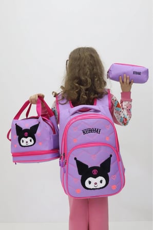 KUROMİ TERMAL BESLENME ÇANTALI ÜÇLÜ İLKOKUL SETİ