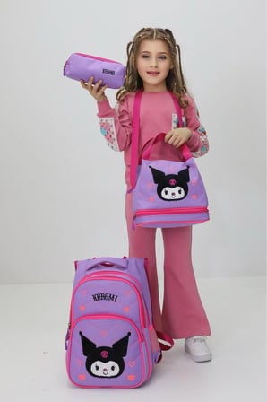 KUROMİ TERMAL BESLENME ÇANTALI ÜÇLÜ İLKOKUL SETİ