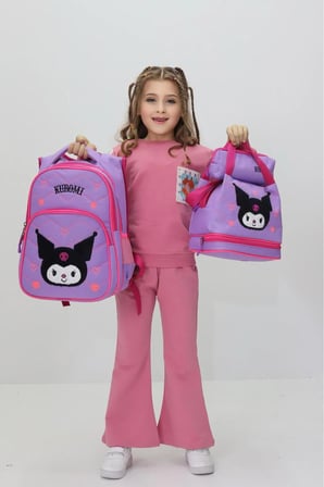 KUROMİ TERMAL BESLENME ÇANTALI ÜÇLÜ İLKOKUL SETİ