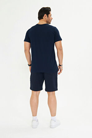 Pamuklu Konforlu Çift Cepli Diz Boyu Şort