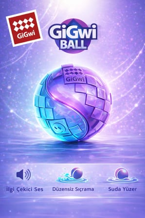 Ball Originals Özel Dokulu & Sesli Köpek Oyun Topu - Tekli Paket - Orta & Büyük Irk - 6 cm