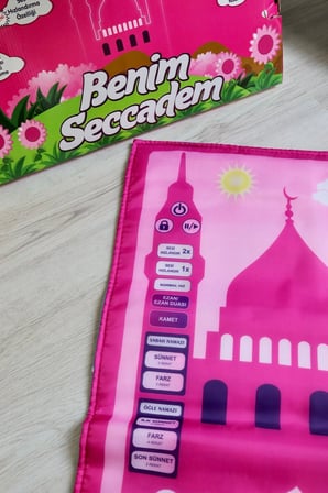 Oğlumun Sesli Benim Seccadesi S1015 Mavi
