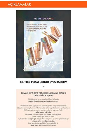 Işıltılı ve Parlak Glitter Likit Göz Farı No.3 Space Odyssey Glitter Prism Liquid Eyeshadow Topper