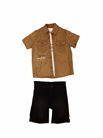 2551 ŞORT T-SHİRT GÖMLEK TAKIM