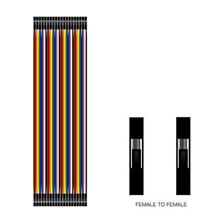 60 Pin Dişi-Dişi Erkek-Erkek Erkek-Dişi 40 cm Jumper Kablo Seti