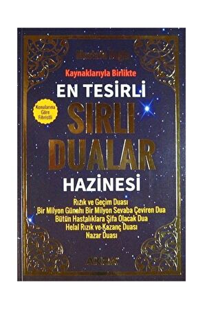 En Tesirli Sırlı Dualar Hazinesi / Kaynaklarıyla Birlikte (kod:112)