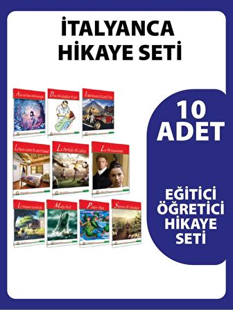 İTALYANCA HİKAYELER.10.LI SET.EĞİTİCİ VE ÖĞRETİCİ ,HİKAYE SET.