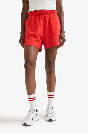 DeFactoFit Standart Fit Sporcu Kısa Paça Basic Düz Şort