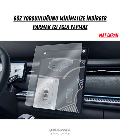 Jaecoo 7 Evolve 2024 Navigasyon ve Multimedya Uyumlu Mat Ekran Koruyucu