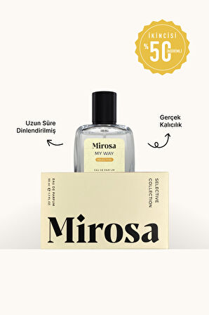 Mirosa My Way Selective Dinlendirilmiş Kalıcı Kadın Parfümü Premium EDP 50ml S106