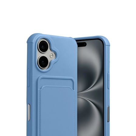 Apple iPhone 17 Kelvin Kartvizitli Silikon - Mavi