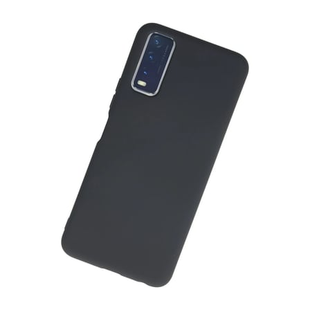 Vivo Y11S Kılıf Nano içi Kadife Silikon - Gri