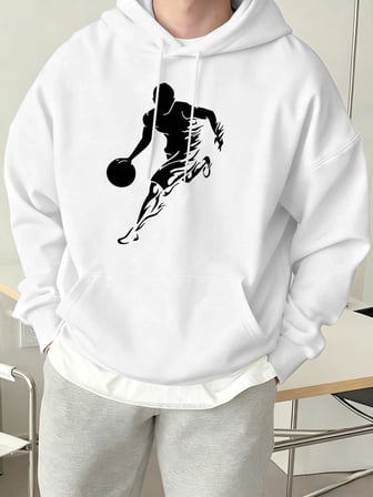 Şu anda basketbol oynuyor baskılar erkekler kapüşonlu üstler hip hop spor kazaklar rahat gevş