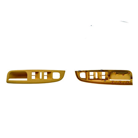 Cam Düğme Kapağı 4 Lü Bej - 1K4868049CB Wisco -  Volkswagen Golf5 Jetta 04 Ve Sonrası Uyumlu