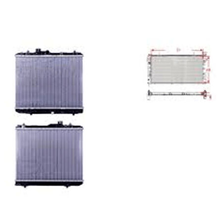 Su Radyatörü Brazıng Mt 375x468x26 – 17700-53K00 WISCO – Suzukı Splash 08 Ve Sonrası Uyumlu