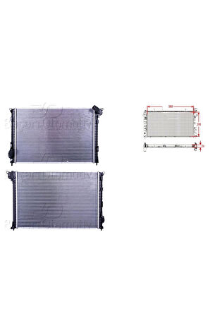 Su Radyatörü Brazing Mt-At – 1475554 Wisco – Bmv Mini Cooper S 1.6 Turbo 02 Ve Sonrası Uyumlu