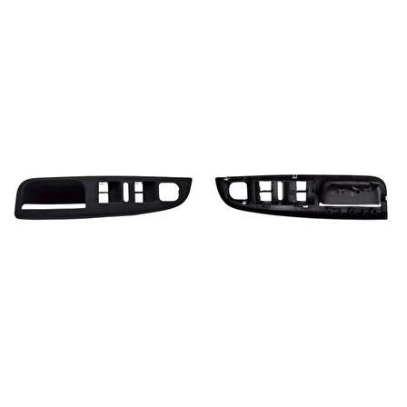 Cam Düğme Kapağı 4 Lü Siyah - 1K4868049C Wisco - Volkswagen Golf5 Jetta 04 Ve Sonrası Uyumlu