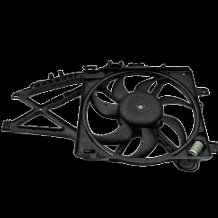 Opel Corsa C 1.3CDTI 2004- FAN Motoru Davlumbazli 385 MM 4 FIS 7 Kanat 8EW351039711 Wisco