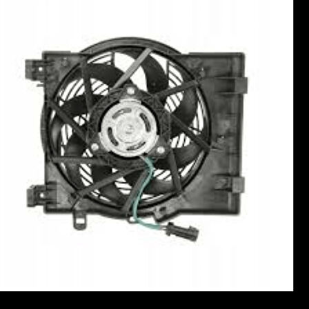 Opel Combo C Corsa 01 Ve Sonrası Uyumlu Fan Motoru Davlumbazlı (315 Mm-2 Fıs-8 Kanat) 1341332 WISCO