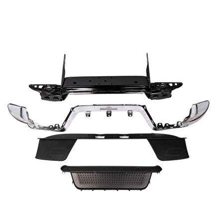 Volkswagen 10 20 Arası Uyumlu Tampon Seti Sensörsüz Nikelajlı+T.Demiri 2H7807417E2ZZS1 Wisco